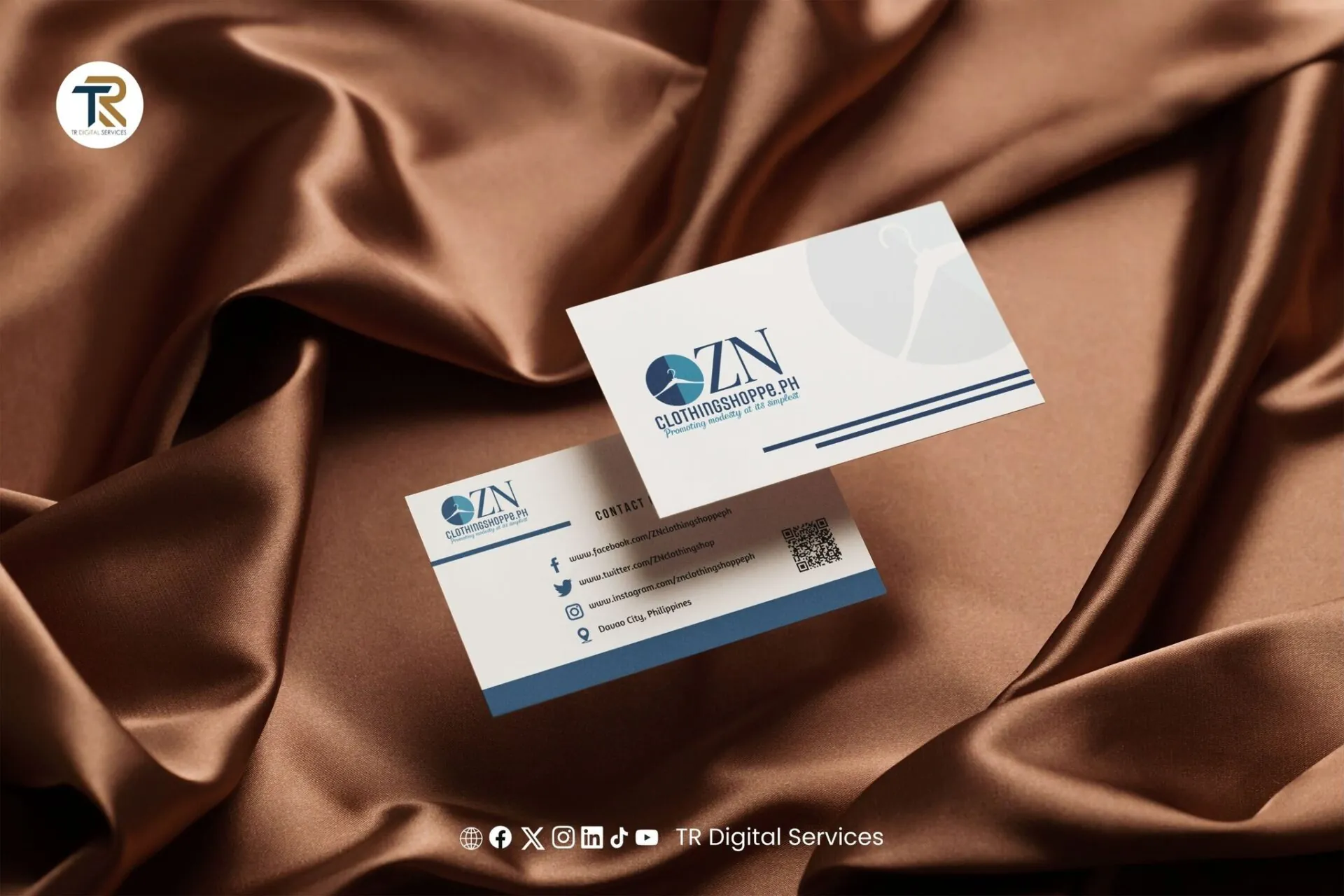 ZN Clothing Shoppe Tag Design Closeup