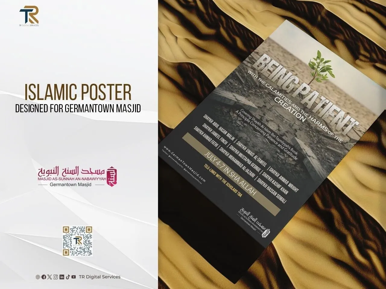 A Poster Design For Germantown Masjid