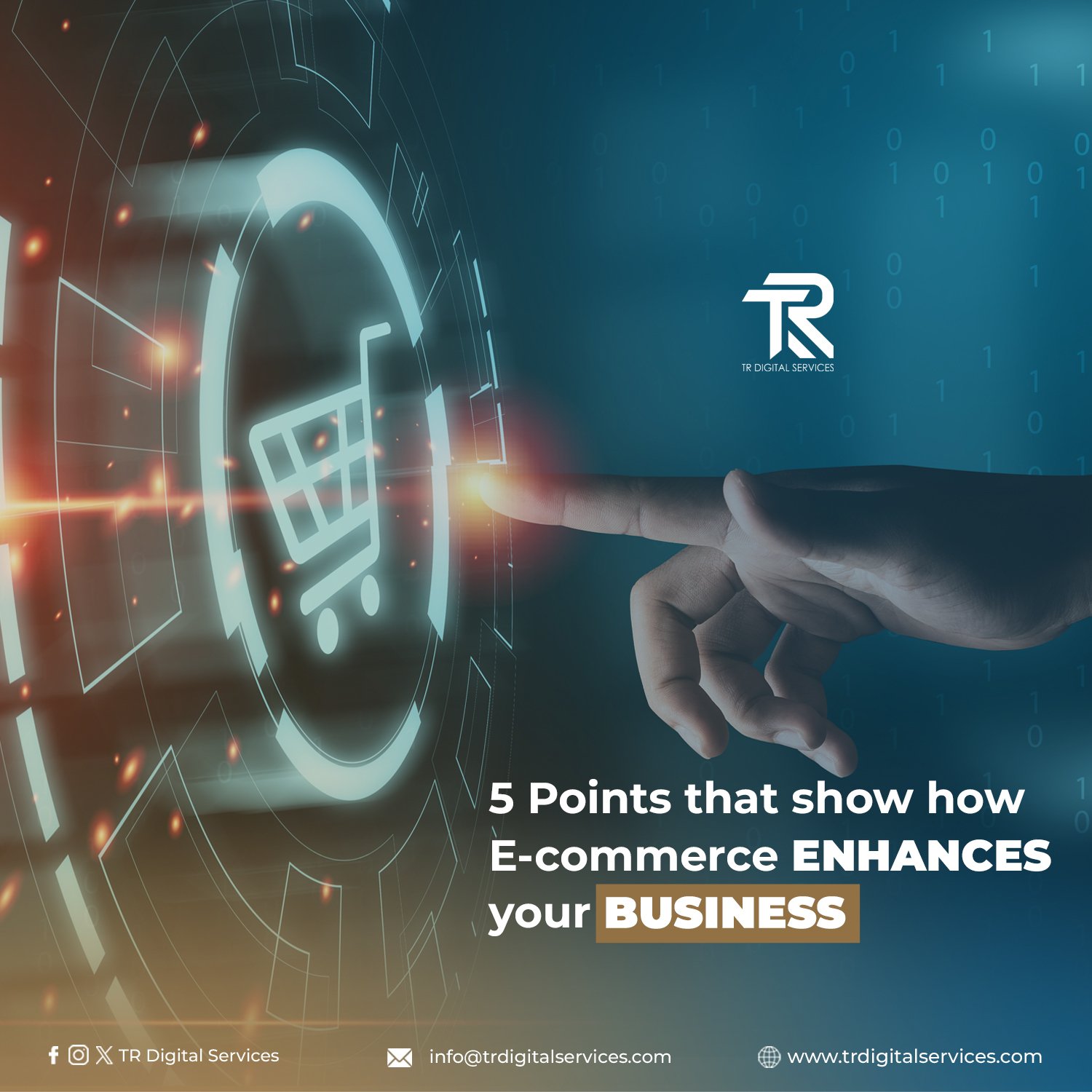 5 Points on how E-commerce enhances your Business