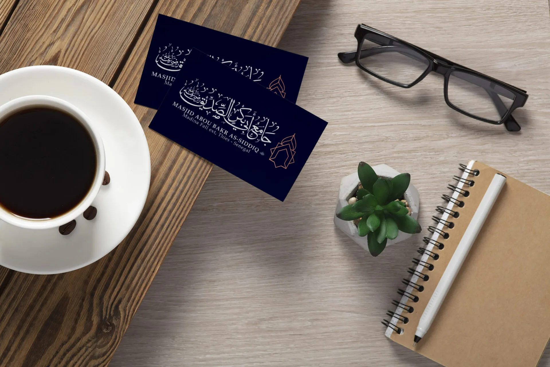 Business coffee mockup design