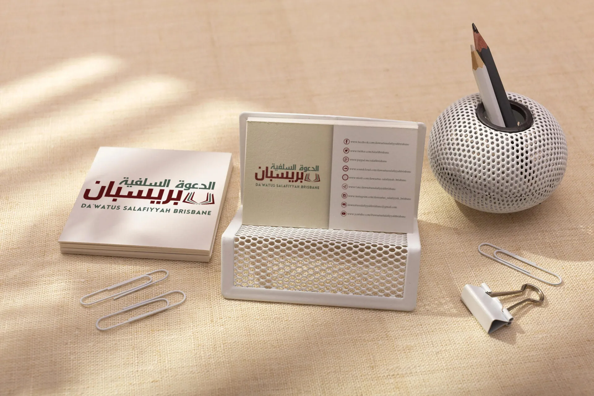 Minimal assortment of stationery mock up